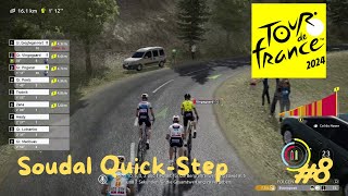 Tour de France 2024 PS5  Soudal QuickStep 8  Alles auf Angriff [upl. by Toblat261]