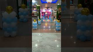 Birthday decorations  balloon decoration birthday balloon decoration shorts youtube trend [upl. by Rubbico]