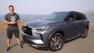 Is the ALL NEW 2022 Infiniti QX60 a midsize luxury WORTH the PRICE [upl. by Adilem]