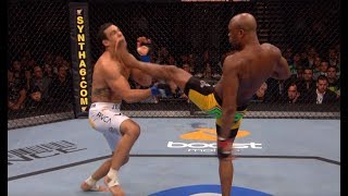 Anderson Silva Top 5 Finishes [upl. by Nivaj21]