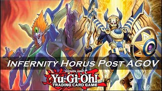 YuGiOh Infernity Horus Combos 2023 50 Post AGOV ft Test Hand EDOProYGOPro [upl. by Haiacim207]