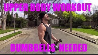 Total Upper Body Workout  Dumbbells [upl. by Nerty]