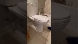 Installing a Toto Drake toilet plumbing plumber fyp howto [upl. by Yeuh]