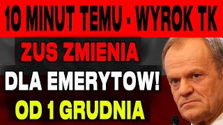 10 MINUT TEMU ZMIANY DLA EMERYTÓW OD 1GRUDZIEŃ 2024 DATY I KWOTY PŁATNOŚCI ZUS – SPRAWDŹ TERAZ [upl. by Kera]