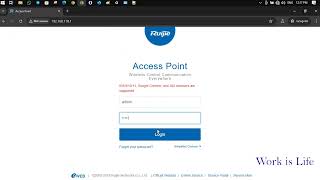 Ruijie RGAP210L upgrade firmware on local network [upl. by Nilrah318]