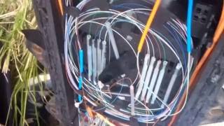 Splicing Cable FO Fiber Optic [upl. by Strawn630]