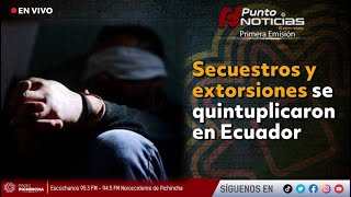 🔴 EnVIVO  Secuestros y extorsiones se quintuplicaron en Ecuador [upl. by Alburg]