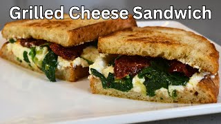 The Ultimate Mozzarella And Ricotta Grilled Cheese Recipe [upl. by Yreffoeg]