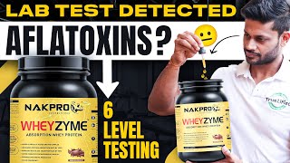 NAKPRO WHEYZYME LAB TEST REPORT  fitness review gym health [upl. by Llennoc716]