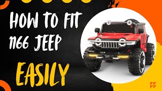 1166 Jeep Fitting kidsjeep toymall toys [upl. by Ninahs252]