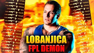 WHAT A REAL FPL BEAST LOOKS LIKE BEST OF LOBANJICA CSGO [upl. by Wilden]