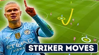 How Striker Moves In the Premier League  4 Key Movements [upl. by Kelson93]