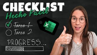 ✅ Cómo crear un Checklist INTERÁCTIVO en EXCEL ¡FÁCIL😁 [upl. by Etheline]