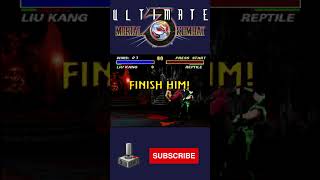 Liu Kang VS Reptile l UMK3 SNES [upl. by Nylanaj152]