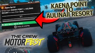 Alpha Sprint  Drive from KAENA POINT to AULINAII RESORT in less then 3min in The Crew Motorfest [upl. by Airpal963]