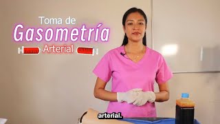 Toma de Gasometría Arterial [upl. by Borg211]