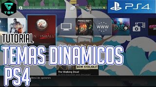 Instalar Temas Dinamicos PS4 TUTORIAL  Dynamic Themes PS4 [upl. by Fi239]