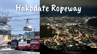 Mount Hakodate Ropeway Cable Car and Summit – Hokkaido Japan [upl. by Enneirdna]