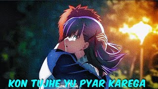 🥀 Kaun Tujhe Yu Pyar Karega  Lofi ✨  Aesthetic Status📸  Whatsapp ⚡ Status  Tgr Lyrics 1m [upl. by Harrell20]