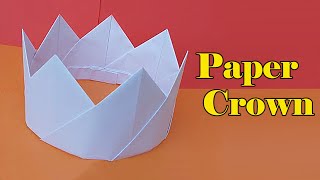 KAĞITTAN TAÇ YAPIMI 👑   How to Make Paper Crown [upl. by Einnad24]