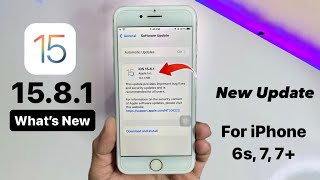 iOS 1581 Released for iPhone 6s amp 7  iOS 15 8 1 New Features amp Changes  Should you update [upl. by Enelyar]