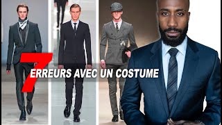 ERREURS AVEC UN COSTUME  tuto mode homme [upl. by Akerley]