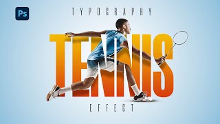 Typography Effect in Photoshop  Photoshop Text Effect  v1 [upl. by Tsepmet]