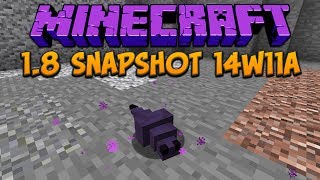 Minecraft 18 Snapshot 14w11a Endermite New Mob [upl. by Onej]