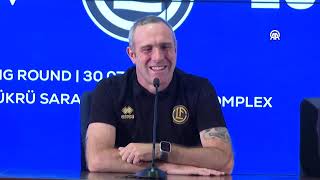 Lugano Head Coach Mattia CrociTorti quotWeve Prepared Well Our Goal is to Eliminate Fenerbahçe [upl. by Ymia]