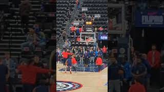 Ivica Zubac practicing his hook shot pregame [upl. by Eramal709]