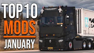 TOP 10 ETS2 MODS  JANUARY 2023  Euro Truck Simulator 2 Mods [upl. by Dunn922]