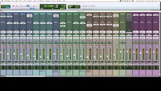 Pro Tools 9 VCA Tracks [upl. by Sikata]