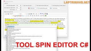 C Demo tool Spin Editor Có source code  laptrinhvbnet [upl. by Valentijn677]