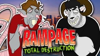 SuperMega Plays RAMPAGE TOTAL DESTRUCTION [upl. by Ahsinna]