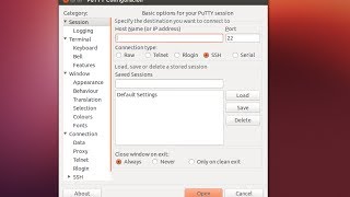 How to install putty SSH and telnet client in ubuntu Linux [upl. by Lindberg]