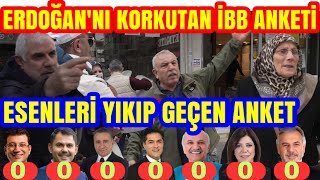 ESENLERİ YIKIP GEÇTİ RAKİBİNE TARİHİ FARK ATTI ERDOĞANNI KORKUTAN İBB SEÇİM ANKETİ ŞOOK SONUÇ [upl. by Sanburn]