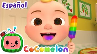 Las paletas multicolor  Canciones Infantiles  Caricaturas para bebes  CoComelon en Español [upl. by Shipp]