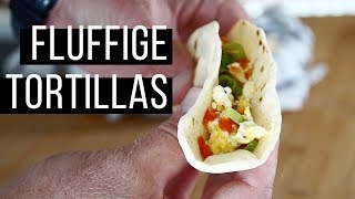 Tortilla Teig Rezept zum selber machen  Wraps aus Weizenmehl [upl. by Airdnala12]