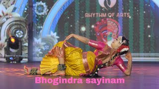 Bhogindrasayinam  bharathanatyamsariga sasankan rhythm of Arts castaliaeventsmediaofficial [upl. by Eelyme308]