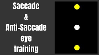 Saccade amp AntiSaccade Eye Training [upl. by Artamas]