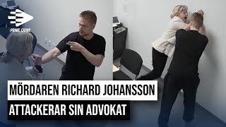 MÖRDAREN RICHARD JOHANSSON ATTACKERAR SIN ADVOKAT  HELA RÄTTEGÅNGEN [upl. by Maurey]