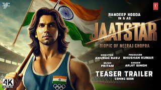 Jaat Star  Biography Of Neeraj Chopra  Trailer  Randeep Hooda Disha P  Bhushan K  Tseries [upl. by Niknar700]