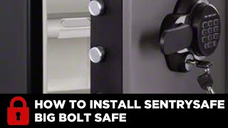 How to Install a SentrySafe Big Bolt Safe with Robert Siciliano [upl. by Ylagam167]