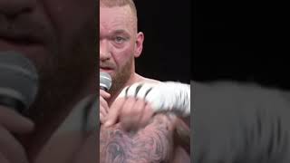 Thor Has a Message for Eddie Hall 2021 Heaviest Boxing Match in History  Hafthor vs Eddie Shorts [upl. by Wes]