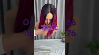 Must watch ！ luxury glue less bob wig bug color with dark roots  New wig for 2025 year  wigs [upl. by Eatnad]