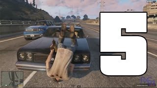 GTA V  Atropellos a cámara lenta  EPIC FAILS 5 [upl. by Annette]