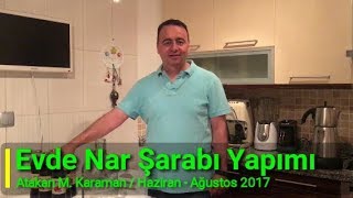 Evde Nar Şarabı Yapımı [upl. by Elhsa773]