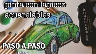 Reseña de lapices Acuareleables PRISMACOLOR  Isabelle Art [upl. by Esinehc554]