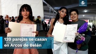 ¡Sí acepto Así se vivió la boda gay colectiva [upl. by Ikcin]