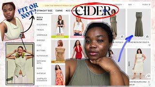 CIDER Clothing Review Quality Fit and Style TestWORTH IT [upl. by Selima]